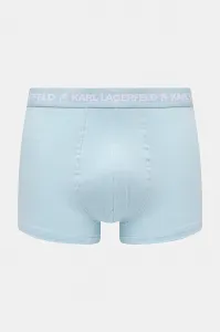 Spodná Bielizeň Karl Lagerfeld Logo Trunk Multiband Pesto-Cool Blu-Mood Indigo