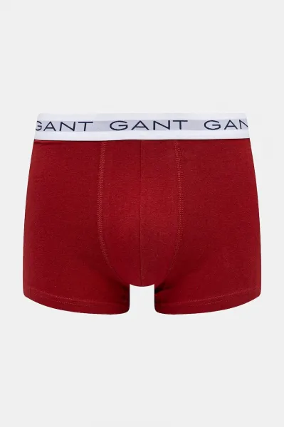 Boxerky Gant 3-pak pánske, biela farba, 902443003