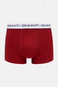 Boxerky Gant 3-pak pánske, biela farba, 902443003