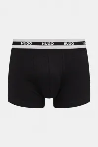 HUGO priliehavé boxerky pánske bavlnené s elastanom TRIPLET PLANET 3-pak