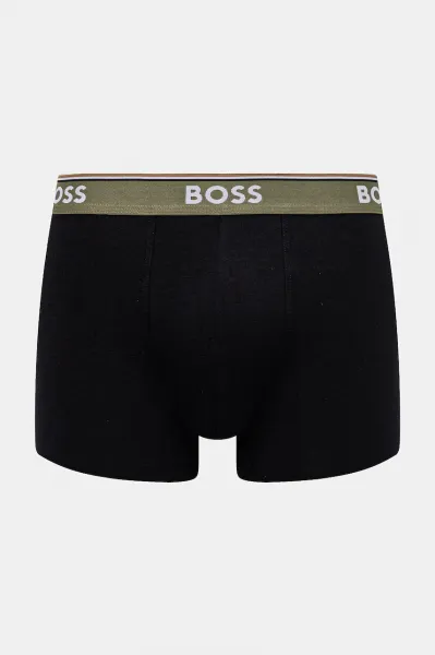 3PACK pánske boxerky BOSS čierné (50531691 965) M, trenky