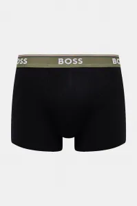 3PACK pánske boxerky BOSS čierné (50531691 965) M, trenky