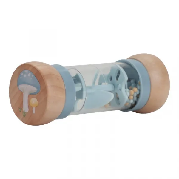 Little Dutch Forest Friends Rain Rattle hrkálka 3 m+ Blue 1 ks