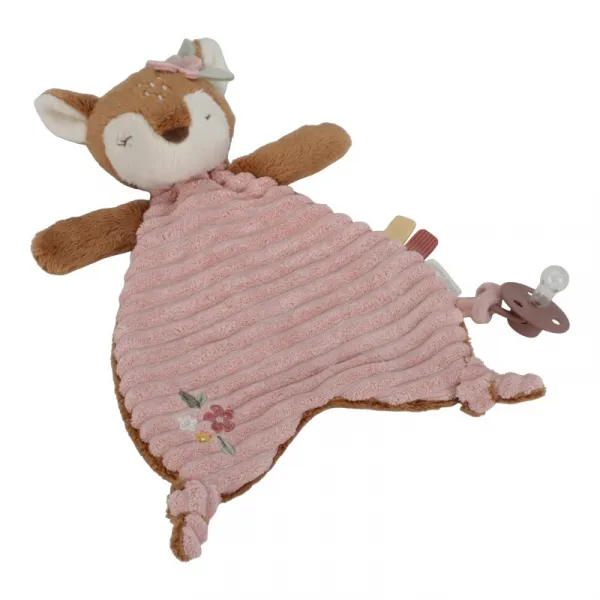 Little Dutch Fairy Garden Cuddle Cloth uspávačik so sponou 0 m+ Pink 1 ks