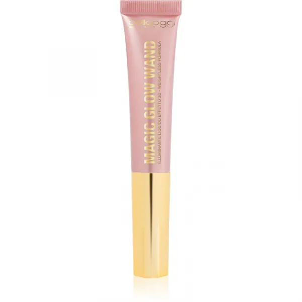 bellaoggi Magic Glow Wand krémový rozjasňovač na tvár a dekolt 002 - ENCHANTING PINK 11 ml