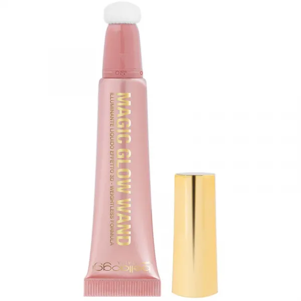 bellaoggi Magic Glow Wand krémový rozjasňovač na tvár a dekolt 002 - ENCHANTING PINK 11 ml