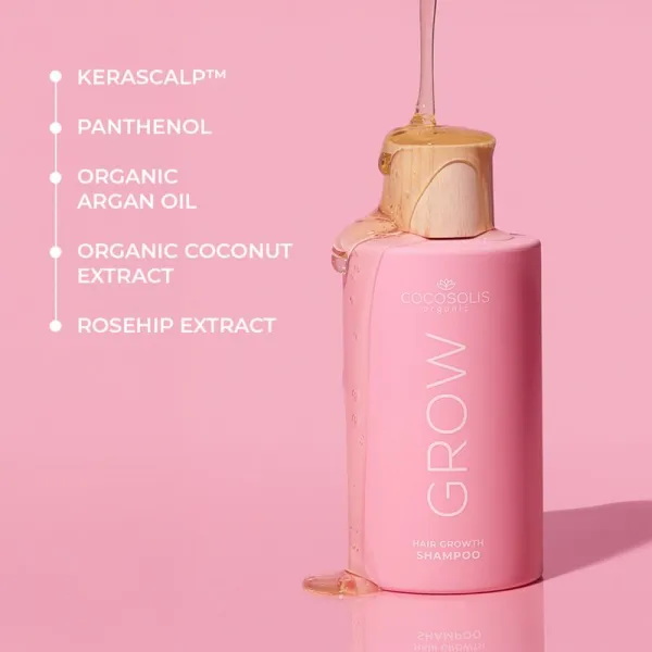 COCOSOLIS GROW šampón pre rast vlasov a posilnenie od korienkov 250 ml