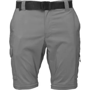 Columbia SILVER RIDGE UTILITY CONVERTIBLE PANT Pánske nohavice, sivá, veľkosť