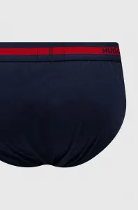 3PACK pánske slipy HUGO modré (50503100 411) S