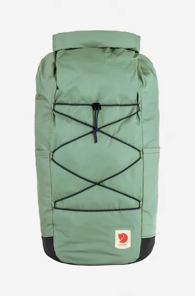 Ruksak Fjallraven High Coast Rolltop 26 zelená farba, veľký, jednofarebný, F23224