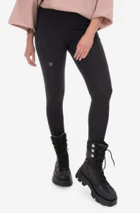 Legíny Fjallraven Abisko Tights dámske, čierna farba, jednofarebné, F84773