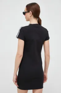 Šaty adidas čierna farba, mini, priliehavá