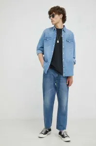 Rifľová košeľa Levi's pánska, regular, s klasickým golierom
