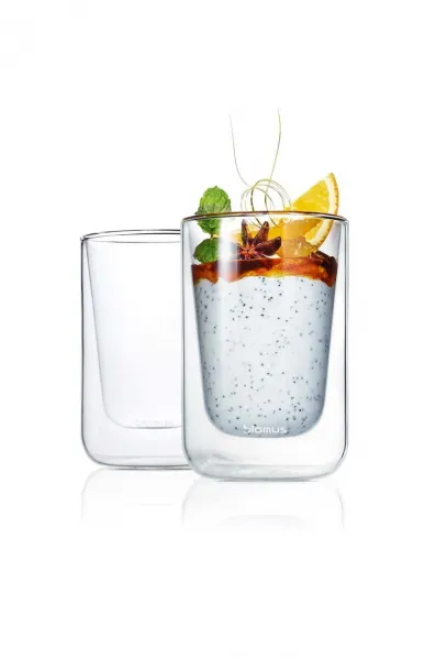 Set termopohárov na cappuccino 250 ml NERO, Blomus