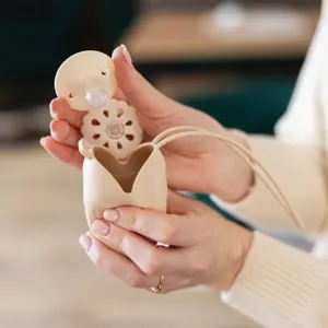 BABYONO Puzdro silikónové na cumlík modrá 0m+