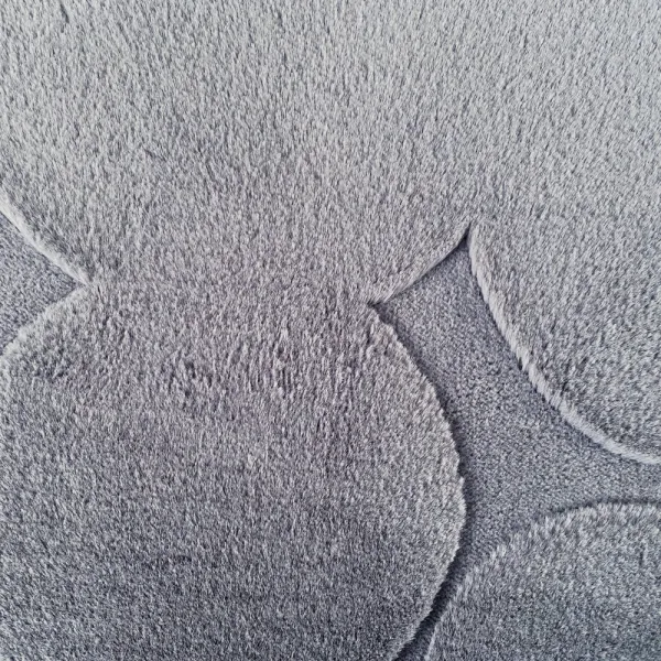 Koberec, svetlosivá/3D vzor kamene, 80x150, PUFIN TYP 1