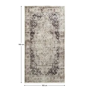 Koberec, mix farieb/vzor, 100x140, PELTON TYP 1