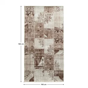 Koberec, mix farieb/vzor, 100x140, PELTON TYP 2