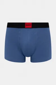HUGO Boxerky pánske bavlnené s elastanom TRUNK TRIPLET GALAXY 3-pak