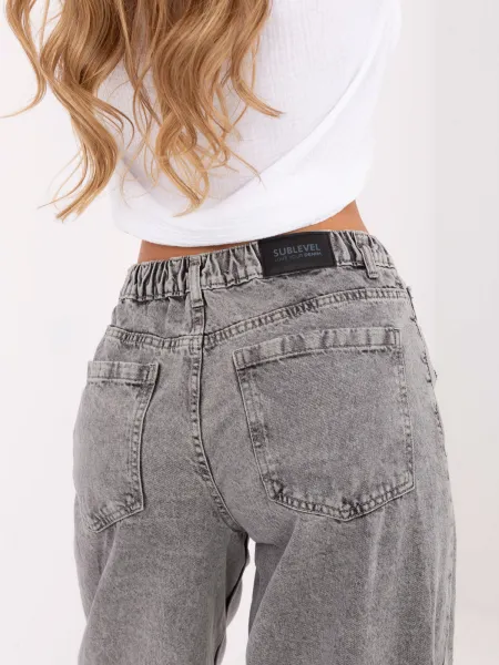 Pants-D80023BG62551G135-gray