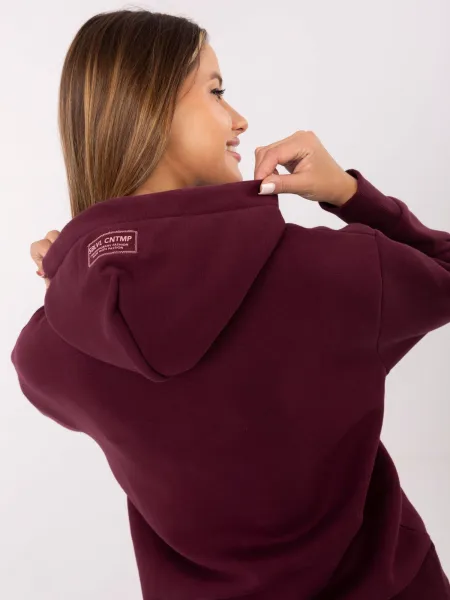 Sweatshirt-D10608BC02802A4NO-burgundy