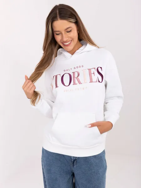 Sweatshirt-D10608BC02802A1NO-white