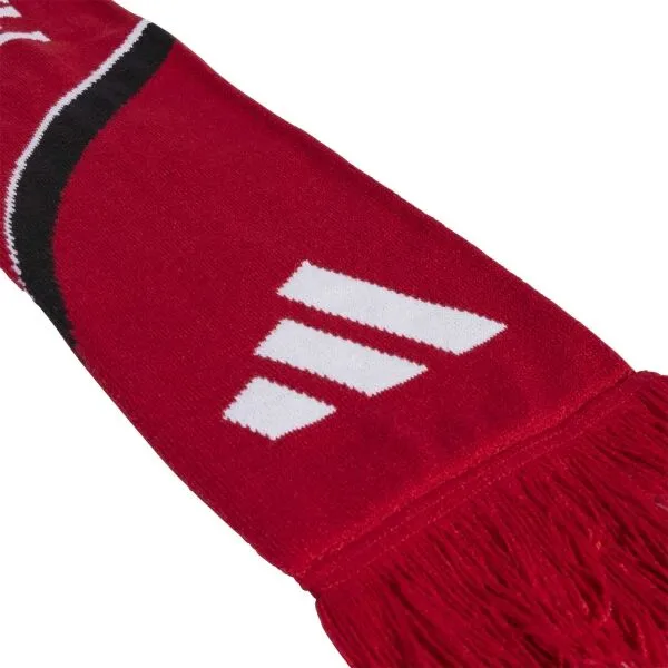 adidas MANCHESTER UNITED FC SCARF Fanúšikovský šál, červená, veľkosť