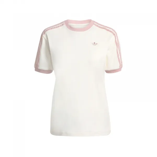 adidas Ruffle 3-Stripes Tee W "Off White" (KC8821)