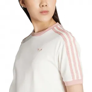 adidas Ruffle 3-Stripes Tee W "Off White" (KC8821)