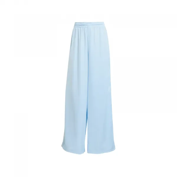 adidas Ruffle 3-Stripes Wide Leg Pants W "Clear Sky" (KC8814)