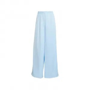 adidas Ruffle 3-Stripes Wide Leg Pants W "Clear Sky" (KC8814)