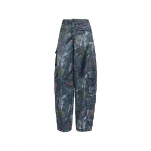 adidas Satin Cargo Pants W "Black" (KE3741)