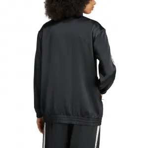adidas Satin Firebird Track Top Ruffle 3-Stripes W "Black" (KC8810)