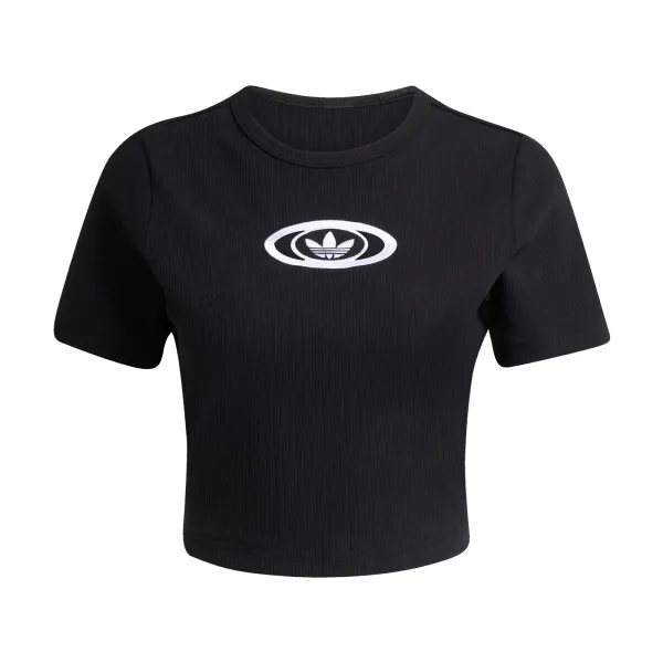adidas Cut Out Rib Tee W "Black" (KC8804)