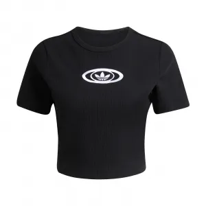 adidas Cut Out Rib Tee W "Black" (KC8804)