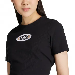 adidas Cut Out Rib Tee W "Black" (KC8804)