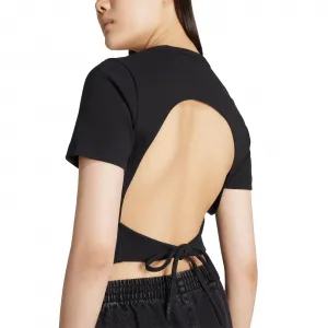 adidas Cut Out Rib Tee W "Black" (KC8804)