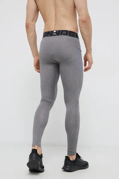 Under Armour CG ARMOUR LEGGINGS Pánske legíny, sivá, veľkosť S