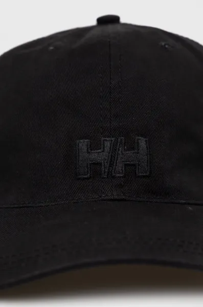 Čiapka Helly Hansen čierna farba, s nášivkou, 38791