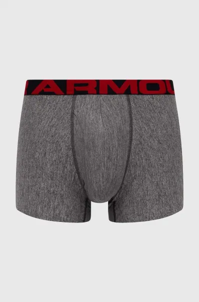 2PACK pánské boxerky Under Armour sivé (1363619 011) S, trenky