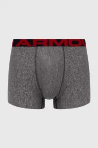 2PACK pánské boxerky Under Armour sivé (1363619 011) S, trenky