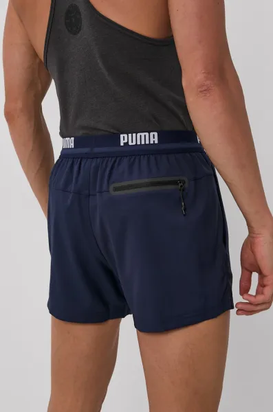 Plavkové šortky Puma tmavomodrá farba, 907659