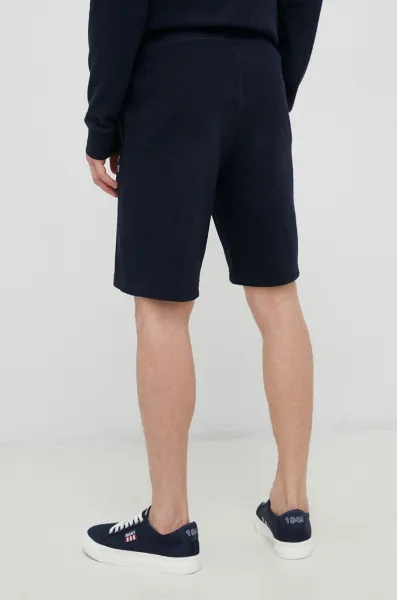 Šortky Tommy Hilfiger tmavomodrá farba, UM0UM02881