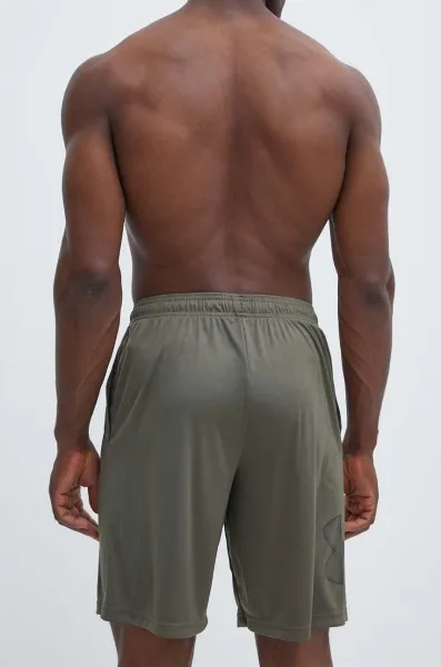 Tréningové šortky Under Armour Tech Graphic zelená farba, 1306443
