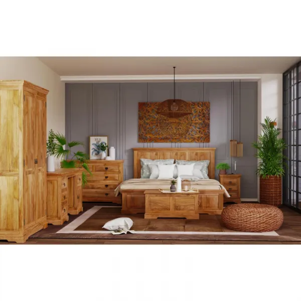 indickynabytok.sk - Komoda Guru 90x90x45 indický masív mango