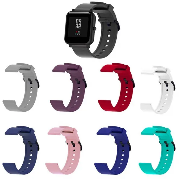 BStrap Silicone remienok na Xiaomi Amazfit GTS, gray (SXI009C09)