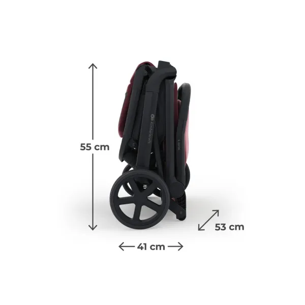 Kočík Kinderkraft Nubi 3 Farba: Dark Ruby