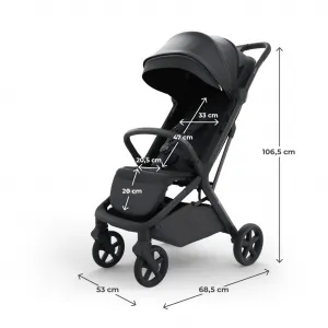 Kočík Kinderkraft Nubi 3 Farba: Midnight Black