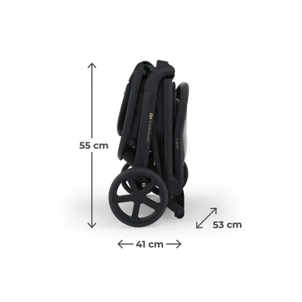 Kočík Kinderkraft Nubi 3 Farba: Midnight Black