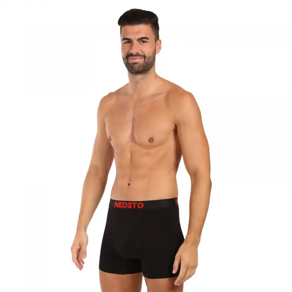 5PACK pánske boxerky Nedeto čierne (5NBC2) M, trenky